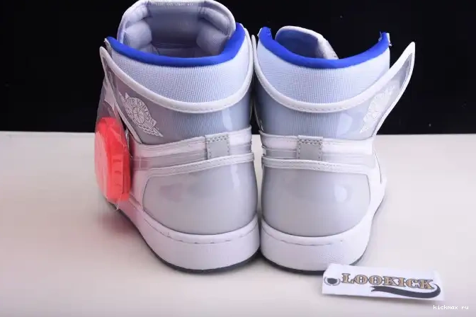 Cheap Kickmax Retro CK6637-104 Zoom White Racer 1 Air High Blue Jordan 0409